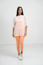 Mesh Oversized Top