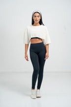 Form Crop Top Half Sleeve