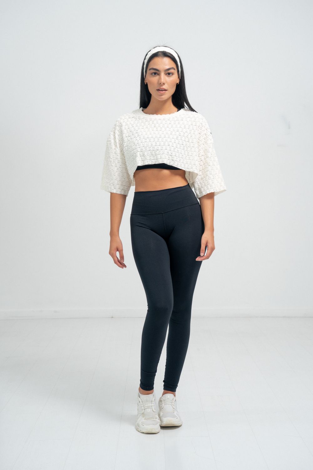 Form Crop Top Half Sleeve