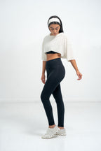 Form Crop Top Half Sleeve