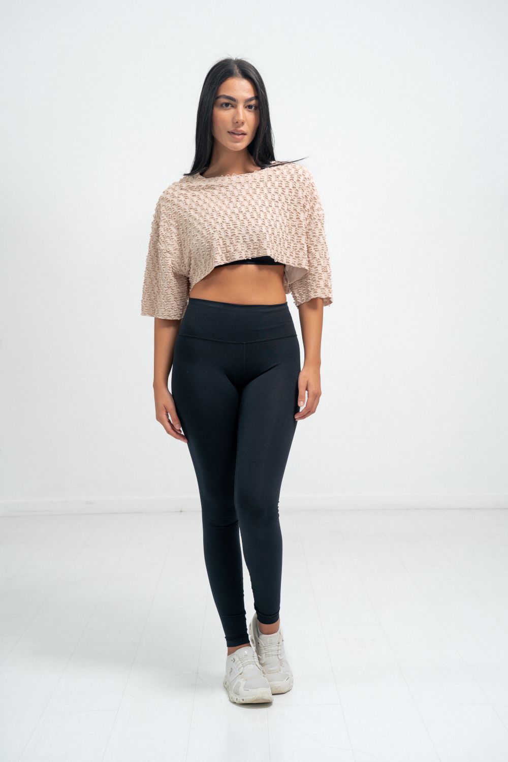 Form Crop Top Half Sleeve