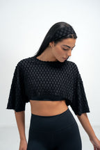 Form Crop Top Half Sleeve