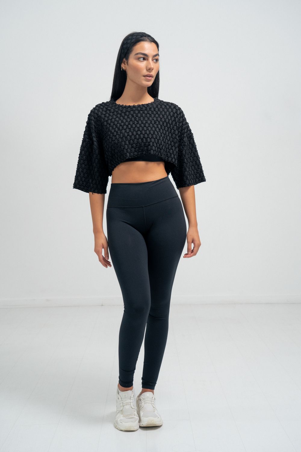 Form Crop Top Half Sleeve