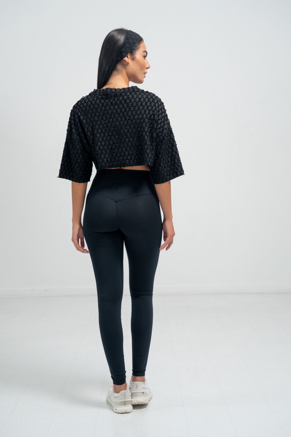 Form Crop Top Half Sleeve