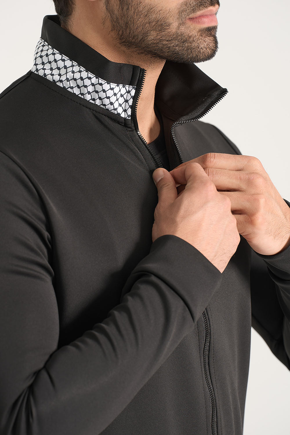 Black or White Zipper Sweatshirt