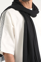 Black or White Skinny Scarf